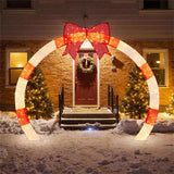 10.4ft LED Christmas Arch - Red Bow, for Garden/Porch/Commercial Spaces 20049887