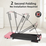 ZUN Treadmills for Home, Treadmill with LED for Walking & Running 83375828