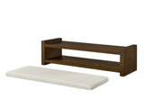 47" Accent Bench with Lower Shelf Shoe Rack, Padded Seating Bench for Living Room, Modern Compact W2186P292100