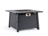 28-inch Iron Square Propane Fire Pit Table W3131P277174