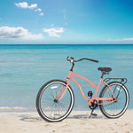 ZUN S26204 26 Inch Beach Cruiser Bike for Men and Women, Steel Frame, Single Speed Drivetrain, Upright W1856142876