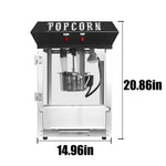 ZUN Bar Style Popcorn Machine, 4-Ounce Popcorn Maker Popper, Black 63950174