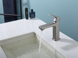 Gun Gray Single Hole Bathroom Faucet,Laundry Vanity Sink Faucet with Two 9/16" HosesUnable ship on 05549224