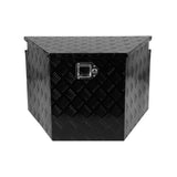 Trailer Tongue Box, Aluminum Alloy Diamond Plate Tongue Box Tool Chest, Heavy Duty Trailer Box W1239125502