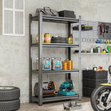 4-Tier Adjustable Metal Shelf, For Garage, Shed, Supermarket, Living Room, Multi-Purpose 05707315