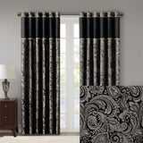 Jacquard Curtain Panel Pair B03598084