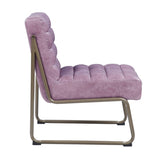 Wisteria Accent Chair with Metal with Sled Base B062P209156