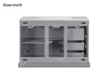 36" Modern Bathroom Vanity with Ceramic Sink, Soft-Close Door, Adjustable Shelf & 3 Drawers, Ample N729P280194E