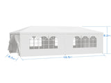 10x20' Wedding Party Canopy Tent Outdoor Gazebo with 6 Removable Sidewalls W1205P153097
