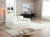 2-in-1 Folding Convertible Sofa Bed, Modern Corduroy Sleeper Couch with 2*pillows, Futon Modular W1117P415675