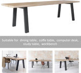 ZUN 28''H Table legs, Modern Office Desk Legs, Heavy Duty Iron and Industrial Design, DIY Metal 32434230