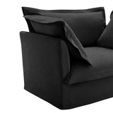 Koala Armless Sofa - Black W3041P281153