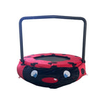 ZUN XTP003 Assembled children's trampoline happy expression outdoor indoor dual-use ladybug black W171194394