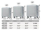 20"/24"/28" 3 pcs/set in ABS Spinner Wheel Luggage, Matching Color , With Combination Lock W2787P365245