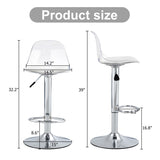 Modern minimalist bar chairs and bar stools. Can rotate 360 &deg and adjust lifting. PET backrest and W1151P200322