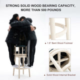 Bar Stools Seat Height 26'' Leather Wooden Bar Stools W2195P146467