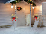Christmas Lighted Reindeer Decorations, 9.84FT 30 LED Battery Operated Stake Lights, Metal 84586113