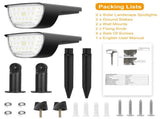 Solar Powered Outdoor Spotlight 32 High LED 800LM Output, Day Night Auto Switch 3 18528122