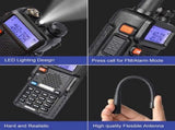 Baofeng UV-5R Two Way Radio Dual Band 144-148/420-450Mhz Walkie Talkie 1800mAh Li-ion Battery 87263786