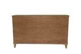 59" Brown Accent with 4 Doors, Natural Wood Buffet, Media, Console, W2295P306917