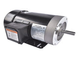 AC Motor MA0510E, 1HP, 1725RPM, 3 Phase, 206-230V/460V, 56C/TEFC, With Base F Insulation 20598947
