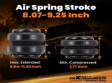 2x Universal 2500lbs Air Spring Bags For Ford F-150/F-250/F-350 W21-760-6781 12515876