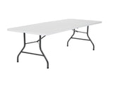 6 Foot Premium Folding Table, White Speckle 96587433