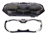 LCD Speedometer Gauge Cluster with Chrome Bezel Fits for Sea-Doo GTI Rental SE 10592602