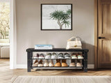 3-Tier Seamless Top Bamboo Shoe Rack 24686137