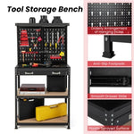 ZUN Garage workbench with drawer tool table 68124637