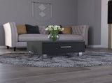 Beijing Coffee Table, One Drawer, Four Legs -Black B07091896