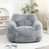 Bean Bag Chair, Bean Bag Sofa Chair with Armrests Stuffed High-Density Foam, Lazy Sofa Comfy Chairs 10531454