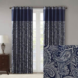 Jacquard Curtain Panel Pair B03598175