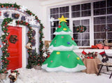 6.9 FT Lighted Christmas Inflatable Decoration, Inflatable Christmas Tree, Blow Up Yard Decorations 56140561