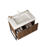 YOLAN 30" Freestanding Plywood Cabinet without basin, Retro Walnut W2615P246650