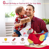 Baby rocking horse toy with music playback Parrot shaped 52694478