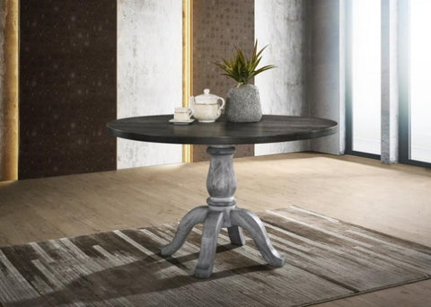 ZUN Iris Round Pedestal Wood Dining Table T2574P184946