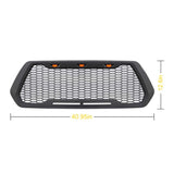 Black Mesh Grille For Toyota tacoma 2016 -2023 Not Fit Truck with Radar Behind the Badge W2801P220386