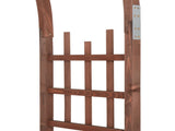 6.8FT Wooden Arch with Bench for 2 People, Garden Arbor Trellis for Climbing Plant, Outdoor Garden 45167826