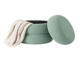 Boucle Cloud Storage Ottoman, Sage 35748870