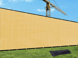 5'X50' Sand HDPE Fence 63788174