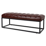 Metal Base Upholstered Bench for Bedroom for Entryway W68049944