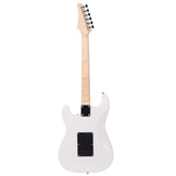 GST Stylish Electric Guitar Kit with Black Pickguard White 94258666