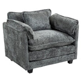 55.32*39.76" Oversized Sofa Indoor,Portable ottoman,Boucle Single Sofa Bed with Wider seat,Double W2715P269755