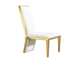Dining Chairs Set of 2, Modern High Back velvet Chairs with Gold Stainless Steel Frame, Upholstered W2723P304377