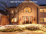 Warm tones outdoor solar mesh light, 6.6ft X 9.8ft fairy mesh light with 200 LEDs, 8 modes, suitable 96467221