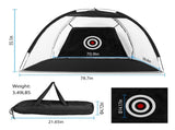 Golf Net, 78.7x39.4x55.1in for Backyard Driving Chipping Training Swing with Target Mat Balls for 15141261