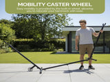 9ft Steel Hammock with Built-in Wheel, Portable Hammock for Outside, Heavy-Duty Hammock 35613179