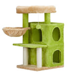 ZUN 33 inch Cat Tree Cat Tower for Indoor Cats, Cat Activity Center Play House with Large Padded Perch, 75858687