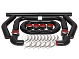 3 Inch 8pcs Universal Aluminum Tube Set 457MM Black 95008810